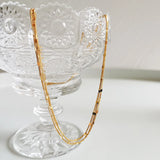 S925 Silver Multi-layer Chain Choker Necklace Jewelry