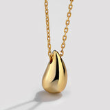S925 Silver Water Drop Clavicle Necklace Pendant