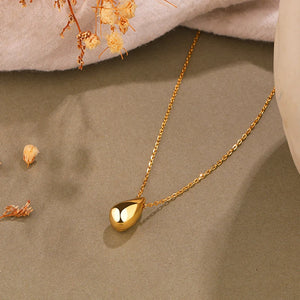 S925 Silver Water Drop Clavicle Necklace Pendant