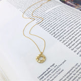 S925 Hollow Pendant Clavicle Chain Necklace