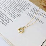S925 Hollow Pendant Clavicle Chain Necklace