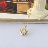 S925 Hollow Pendant Clavicle Chain Necklace