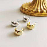 Sterling Silver Geometric Stud Earrings