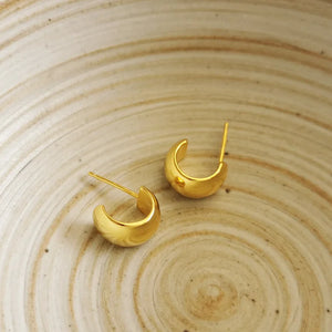 Sterling Silver Geometric Stud Earrings