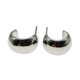 Sterling Silver Geometric Stud Earrings