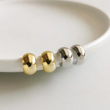 Sterling Silver Geometric Stud Earrings