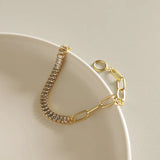 S925 Silver Micro Pave Choker Necklace Zircon Bracelet Jewelry