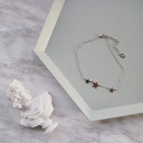 S925 Sterling Silver Star Anklet Foot Bracelet Gift