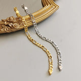 S925 Cuban Chain Bracelet 6mm Hip-hop Vintage Style for Women