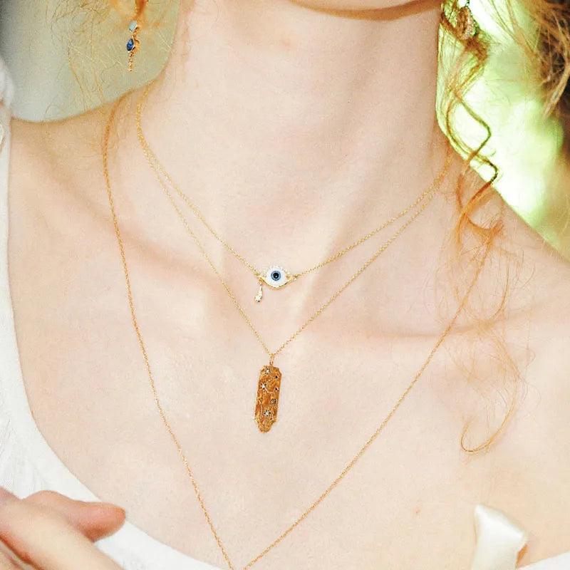 Vintage 12 Constellation Pendant Necklace Crystal Clavicle Chain Jewelry