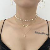 925 Sterling Silver Double Layer Necklace Pendant