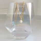 925 Silver Pearl Charm Choker Necklace for Women