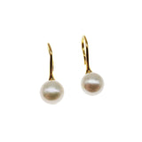 925 Silver Light Pearl Stud Earrings Personalized Niche Jewelry