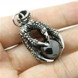 Unisex 316L Stainless Steel Pendant Charm Eagle Dragon Claw Pendant