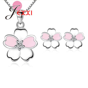 Stylish Flower Pendant Jewelry Sets for Women