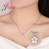 Stylish Flower Pendant Jewelry Sets for Women