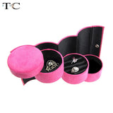 Flannel Portable Jewelry Box Organizer