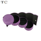 Flannel Portable Jewelry Box Organizer