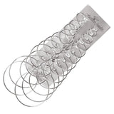 12 Pairs/Set Big Circle Hoop Earrings Set Punk Brinco Round Earrings