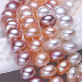 Natural Women Freshwater Pearl 925 Silver Necklace 45cm Length