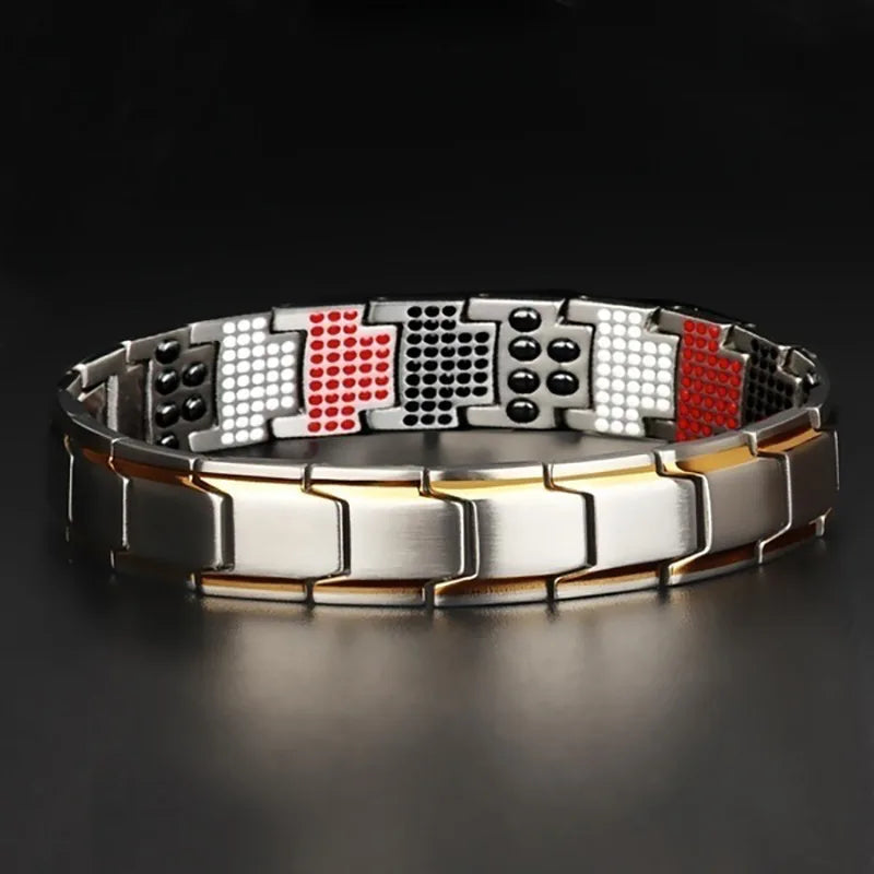 Adjustable Magnetic Therapy Bracelet for Couples