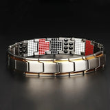 Adjustable Magnetic Therapy Bracelet for Couples