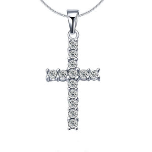Hip Hop Men's Diamond Cross Necklace