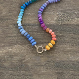 Amazonite Natural Stone Necklace Boho Glamour Neck Accessory Gift