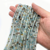 Amazonite Stone Beads 2x3 3x4 5x6mm DIY Jewelry Spacer Bulk Accessories