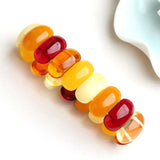 Amber Beeswax Couple Bracelets Multi-treasure Beeswax Hand Row Chicken Oil
