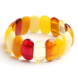 Amber Beeswax Couple Bracelets Multi-treasure Beeswax Hand Row Chicken Oil