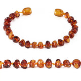 Amber Teething Bracelet/Anklet - 4 Sizes - 4 Colors