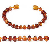 Amber Teething Bracelet/Anklet - 4 Sizes - 4 Colors