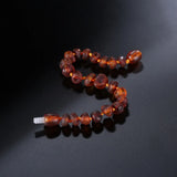 Lab-Tested Amber Teething Bracelet for Adult(Cognac Raw)