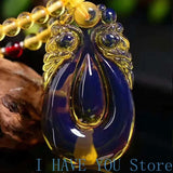 Amber Wax Hand Polished Drop Pendant Dominican Pearl Necklace Pendant