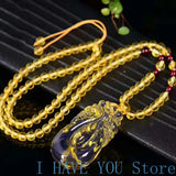 Amber Wax Hand Polished Drop Pendant Dominican Pearl Necklace Pendant