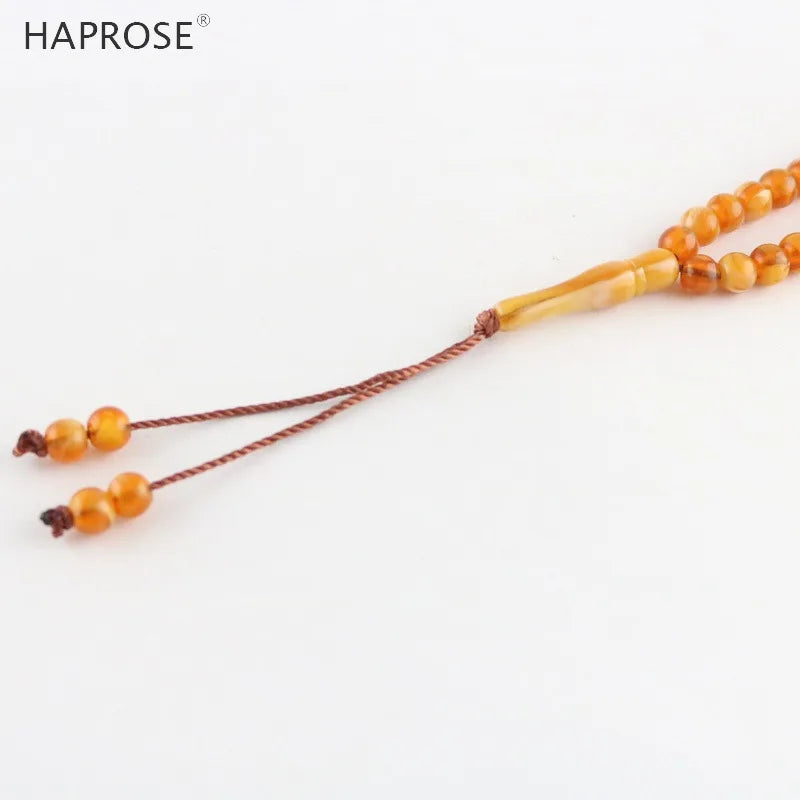 Amber tasbih bracelets Islamic muslim tasbih Allah Vase Shape