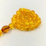 Amber Tasbih with Insect Bead 33 66 99 Beads Royal Tassels Man's Tesbih Misbaha
