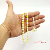 Ambers Fragrance Tasbih 33 Resin Islamic Beads Man's Muslim bracelet Rosary