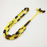 Ambers Tasbih 33 Muslim Rosary Resin Beads Islamic Misbaha Mastkhan