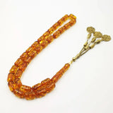 Amber Muslim Rosary with Tassels - Eid Gift