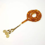 Amber Muslim Rosary with Tassels - Eid Gift