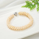 Freshwater Pearls Flower Bracelets for Women Beads Jewelry
