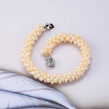Freshwater Pearls Flower Bracelets for Women Beads Jewelry