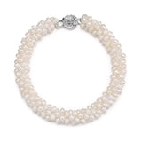 Freshwater Pearls Flower Bracelets for Women Beads Jewelry