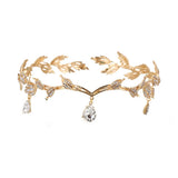 Ameliebridal Rhinestone Pendant Frontlet Crown Headband Girls' Tiara