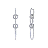 Bohemian Twist Ring Circle Earrings for Women