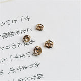 American 14K Filled Earplugs Ear Plugs 1 pair DIY Earrings Accessories