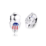Sterling Silver American Bald Eagle Charm for Bracelet Making