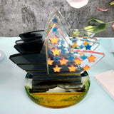American Flag Star Coaster Silicone Mold